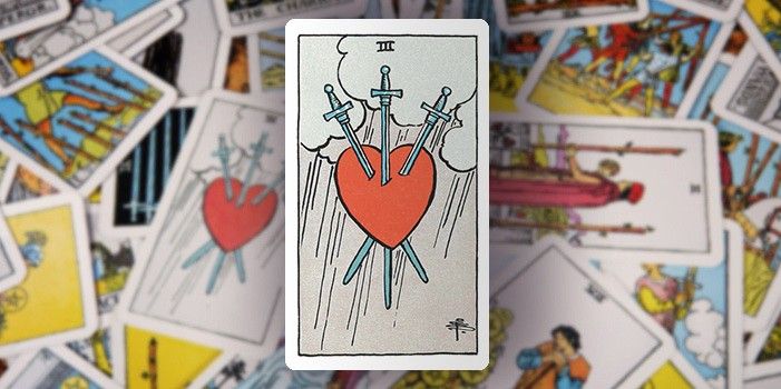 Tarot - Drei der Schwerter